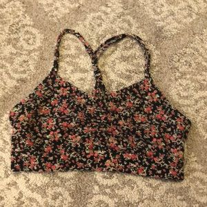 Forever 21 Flower Racerbacl bralette